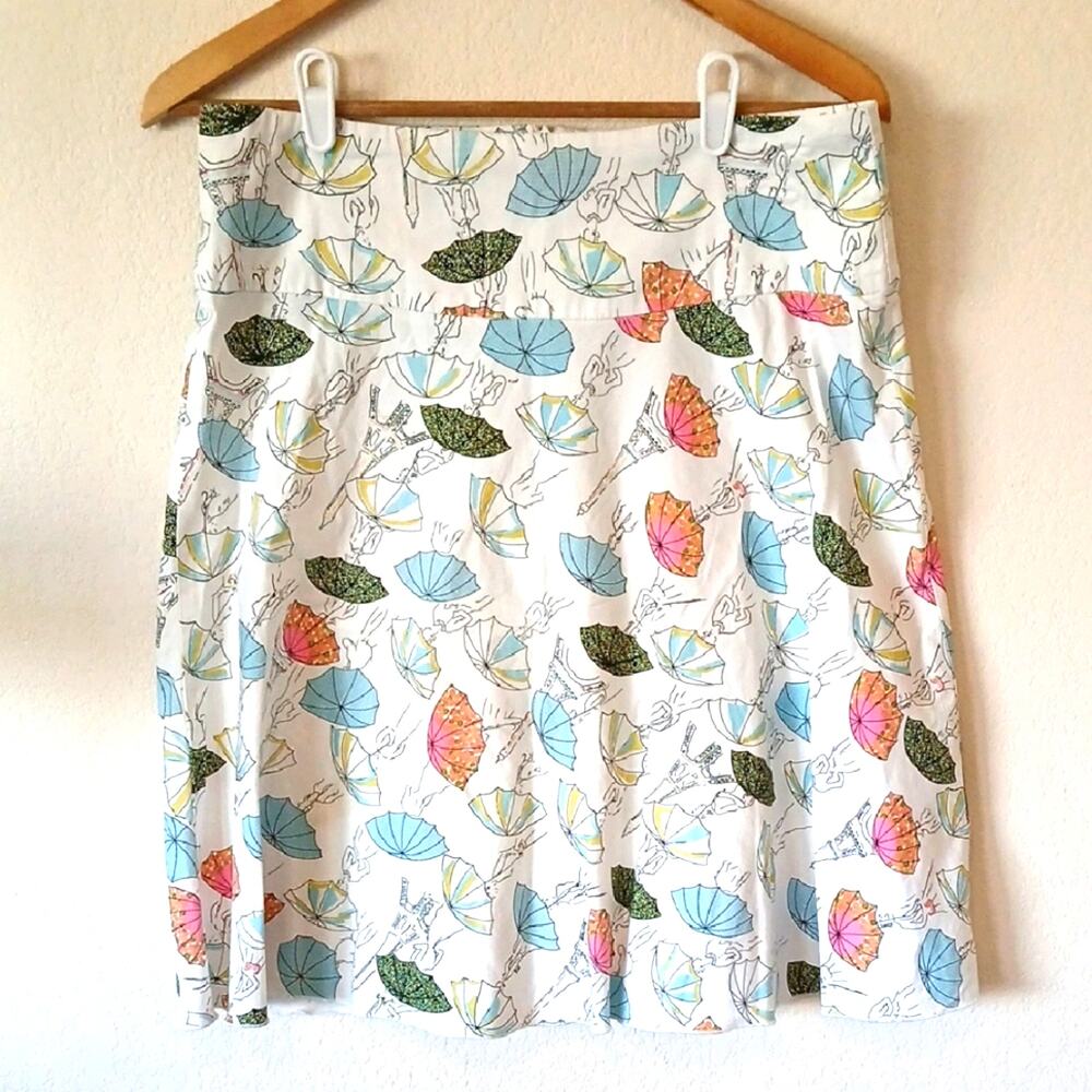 Matty M Paris Umbrella Eiffel Tower Y2K Skirt